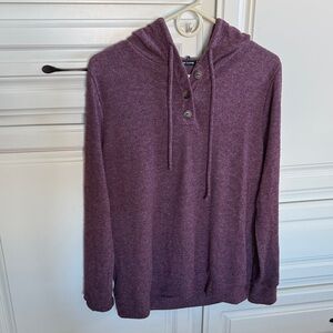 Pink Clover Plum Hoodie